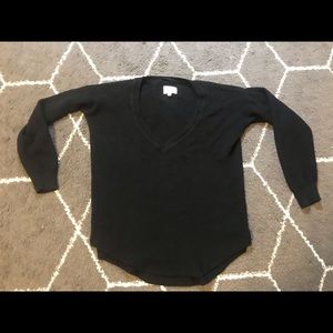 Wilfred womans v neck waffle sweater S